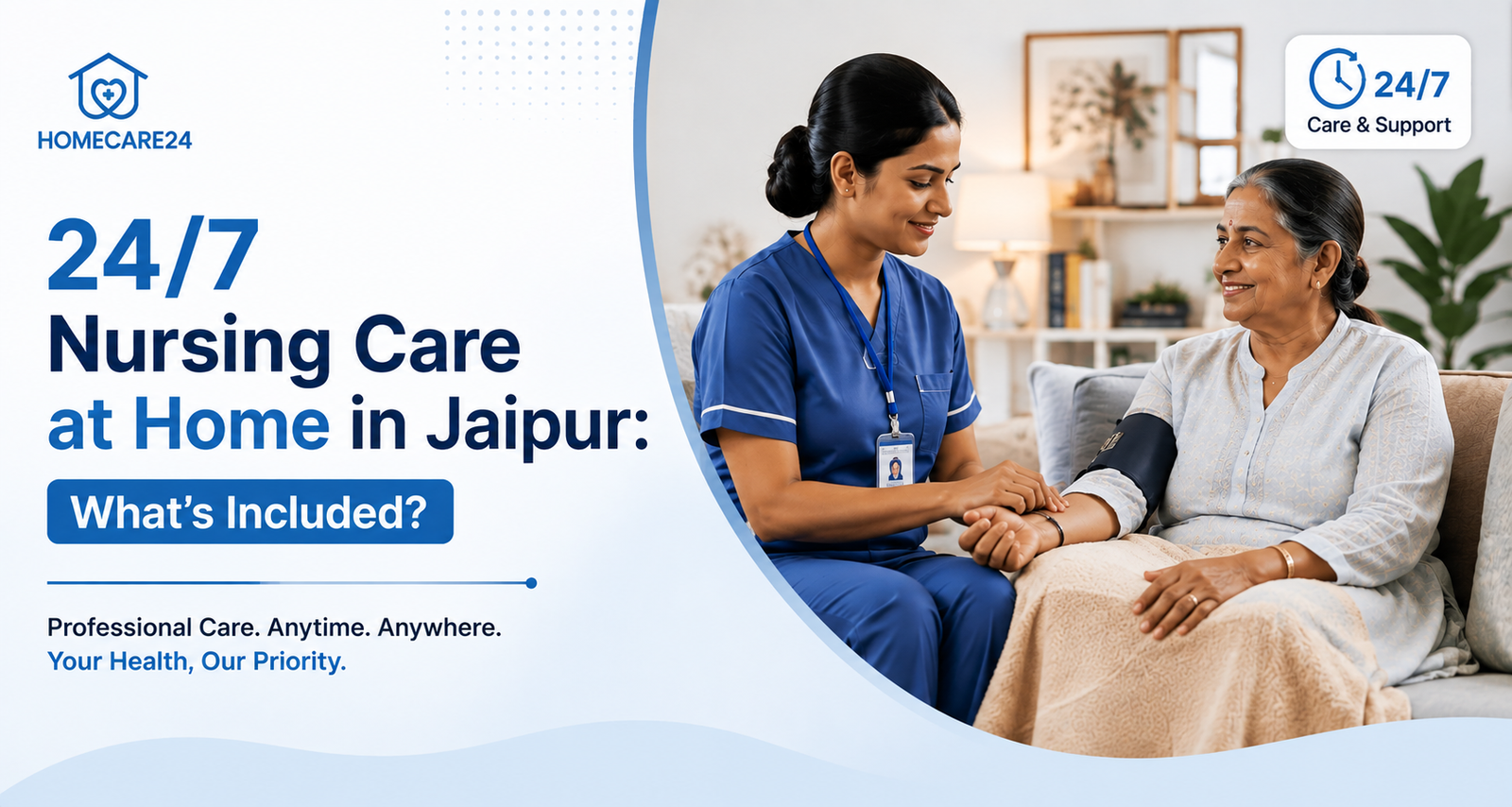 247 Nursing Care at Home in Jaipur