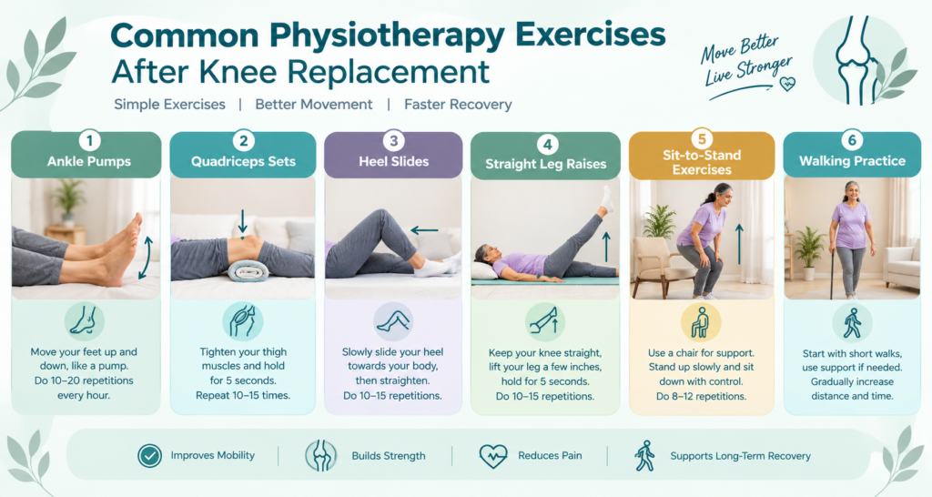 Physiotherapy Exercises After Knee Replacement