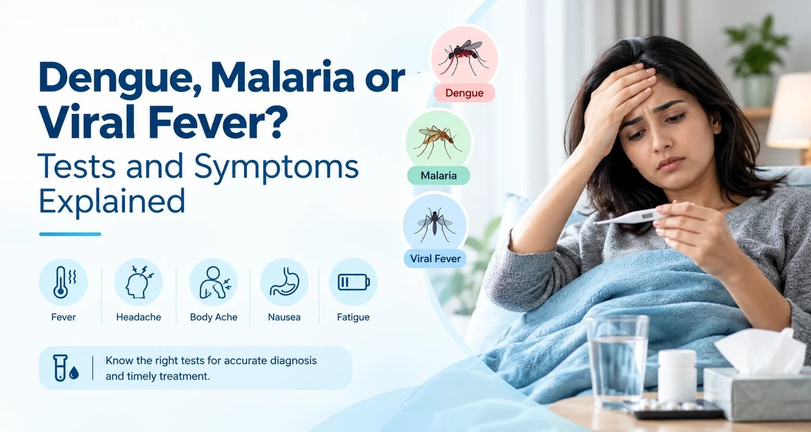 Dengue, Malaria or Viral Fever