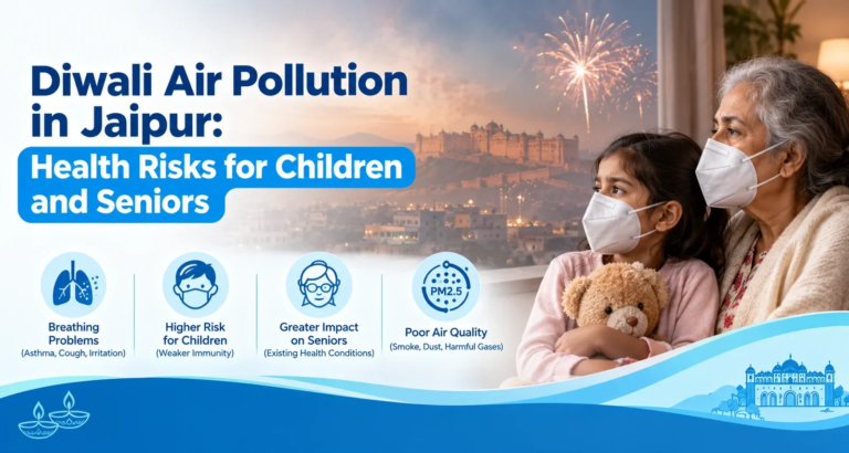 Diwali Air Pollution in Jaipur