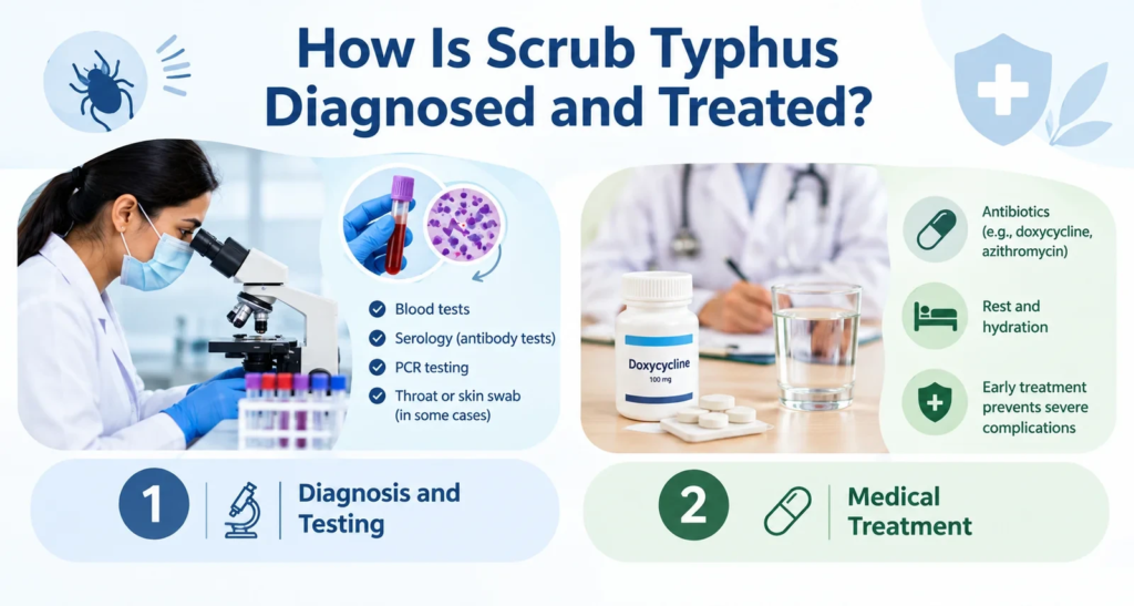 Scrub Typhus Diagnosed and Treated